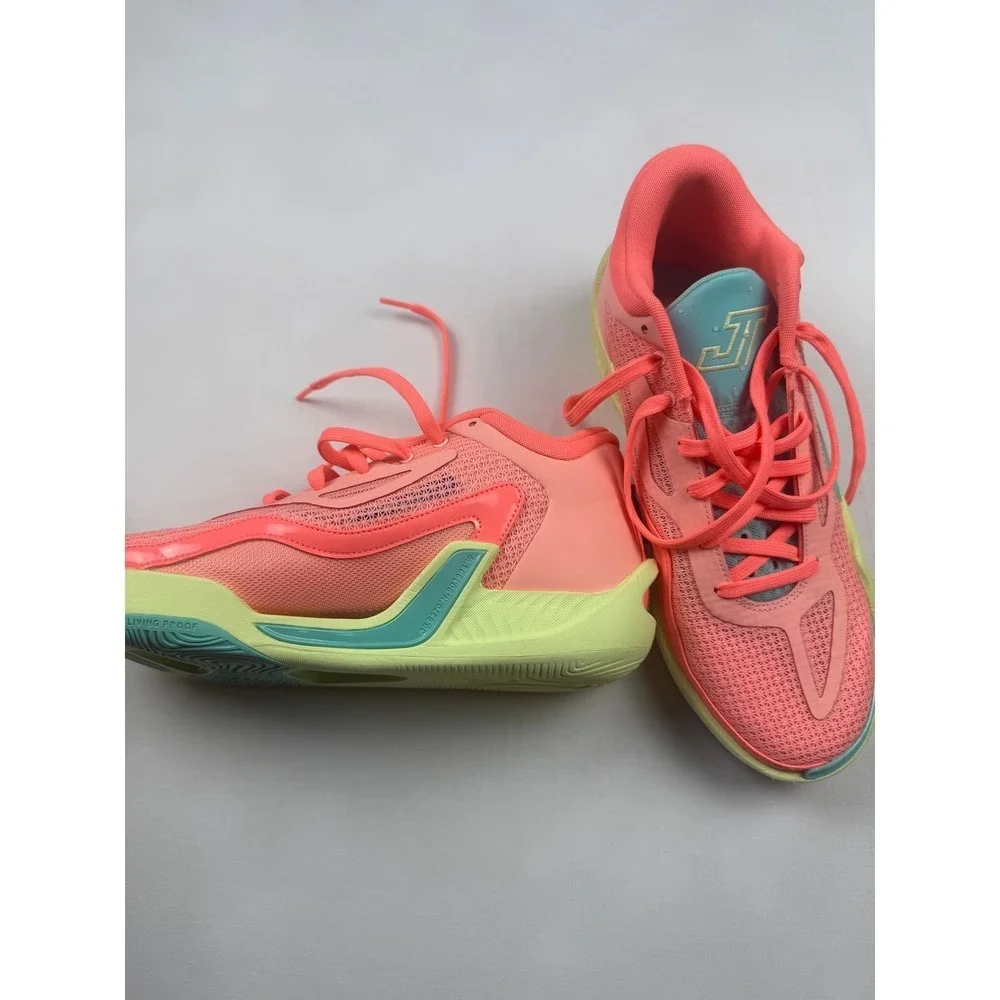Jordan Tatum 1 Pink Lemonade 10.5 Pink Basketball Shoes Worn Once NO BOX